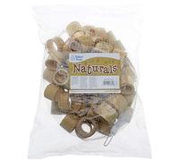 Baker Ross AF924 Natural Bamboo Circle Cuts Value Pack - Pack of 50, 500g, 20mm-25mm, Craft Pieces, Natural Materials