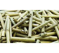Baker Ross AF926 Short Bamboo Sticks, Sticks For Children And Adults To Create Models or Collages and Decorate Cards And Other Crafts (AF926), Natural, 225g