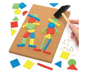 Baker Ross AR298 Tap a Picture Art Kit, Perfect for Children to Create and Design Scenes and Patterns, Ideal for Schools, Home Crafting, Craft Groups and More (Pack of 1), 22cm