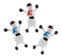 Baker Ross AR842 Snowman Wall Crawlers with Sticky Feet for Kids' Christmas Party Favours, Loot or Prize Bag, and Stocking Fillers (Pack Of 6)