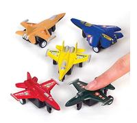 Baker Ross AT205 Plane Pull Back Racers (Pack of 6) -Toys for Kids, Assorted