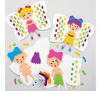 Baker Ross AT534 Fairy Weaving Kits - Pack of 6, Introductory Sewing for Beginners and For Kids Arts and Crafts Projects,Blue,Green,Orange,Pink,Purple,30 x 17.5 x 4.2 centimetres