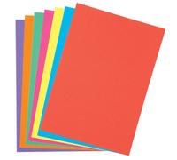 Baker Ross AV534 A5 Rainbow Coloured Card (220gsm), Perfect for Childr