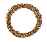 Baker Ross AV883 Natural Rattan Wreaths, Perfect for Seasonal Displays, Decorate with Pine Cones, Berries, Pine Branches and More, Eco Friendly Material (Pack of 2), diameter approx 20-21cm