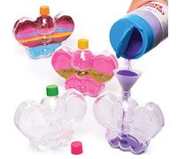 Baker Ross AW428 Butterfly Sand Art Bottles, for Crafting and Decoration Making (Pack of 5)