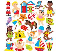Baker Ross AW459 Seaside Foam Stickers (Pack of 120)