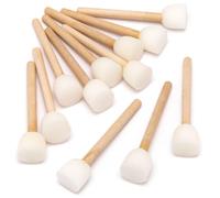 Baker Ross AW590 Mini Sponge Paint Dabbers - Pack of 12, 20mm, Sponge Dabbers, Painting Tools, Art Supplies