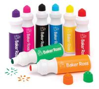 Baker Ross AW632 Jumbo Paint Markers - Pack of 8 Assorted Colours, 75ml, 13cm, Paint Sticks, Craft Painting Markers