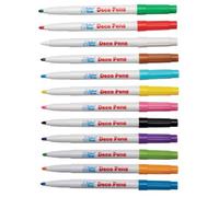 Baker Ross AX112 Deco Pens - Pack of 12, 13.5cm, Assorted Colours, Paint Markers, Multi Surface Drawing