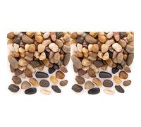 Baker Ross AX340 Natural Crafting Pebbles - Pack of 400, Stones to Paint, Embellish and Decorate for Kids Arts and Crafts Activities