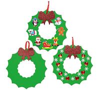 Baker Ross AX501 Wreath Foam Blanks - Pack of 10, Wreath Base Great Wreath Making Supplies and Wreaths Craft Kits for Kids
