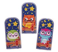 Baker Ross AX601 Owls Pinball Games - Pack of 12, For Kids Party Bags and Small Toys for Children