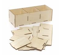 Baker Ross AX728 Herb Garden Kits - Pack of 2, Perfect for Children and Adults to Paint and Decorate, Make Your Own Woodcraft