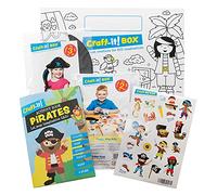 Baker Ross CBS019 Pirate Craft-it! Box - Creative Arts and Crafts Activities for Kids