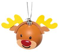 Baker Ross Christmas Character Bauble Kits - Pack of 6, Make Your Own Decoration, Craft Kit (FC176)