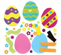 Baker Ross Easter Egg Mix & Match Magnets - Pack of 10, Easter Crafts, Craft For Kids (AT436)