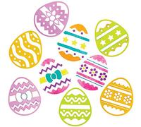 Baker Ross Easter Egg Stencils - Pack of 6, Easter Crafts for Kids (AT441)