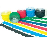 Baker Ross EK544 Corrugated Display Borders, for School Classroom Decorations and Bulletin Boards (Pack of 6), Assorted, 6 Count (Pack of 1)