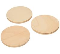 Baker Ross EK613 Quality Wooden Coasters for Children to Paint, Decorate & Personalise as Gifts - Pack of 10, 85mm