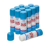 Baker Ross EV706 Jumbo Glue Stick 36g - Pack of 12, Washable and Easy-to-Use Glue Sticks for Crafting