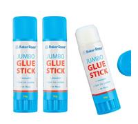 Baker Ross EV7063 Jumbo Glue Sticks - Pack of 3, 36g Each, Washable Super Tacky, Craft Adhesive, Art Projects, Card Making