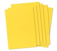 Baker Ross EV870 A4 Yellow Card - Pack of 50 Sheets, 220gsm, Thick Cardstock, Card Making, Scrapbooking
