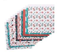 Baker Ross FC214 Christmas Printed Paper - Pack of 48, Creative Art Supplies for Kids, Ideal for Craft Activities and Make Your Own Decorations