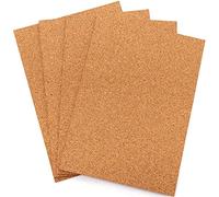 Baker Ross FC910 Cork Sheets A4 - Pack of 4, Crafting Materials for Kids and Adults