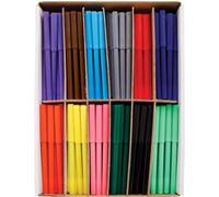 Baker Ross FE414 fine tip fibre tip pens - pack of 144, bulk colouring pens, assorted colours