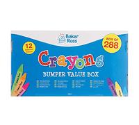 Baker Ross FE417 crayons bumper craft set - pack of 288, scrapbooking and art supplies