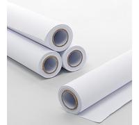 Baker Ross FE436 Easel Drawing Paper Rolls - Pack of 4 Rolls, Drawing Paper Roll for Kids, Kids Sketch Pad, White Paper for Arts and Crafts