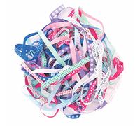 Baker Ross FE634 Winter Ribbon Value Pack - 30m Pack, Creative Art and Craft Supplies and Essentials for Adults and Kids to Make, Personalise, Gift Wrap and Decorate Projects