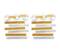 Baker Ross FE979 Gold and Silver Metallic Paper Chains - Pack of 400, Paper Crafts for Kids, Make Your Own Decorations to Display, Ideal for Arts and Crafts Projects
