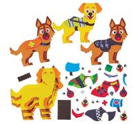 Baker Ross FN069 Service Dog Magnet Kits - Pack of 8, Educational Arts and Crafts Kits, Learning Resources
