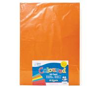 Baker Ross FN224 A2 Coloured Card Pack - Pack of 25, Colourful Paper Sheet, Blank Sheets for Arts and Crafts