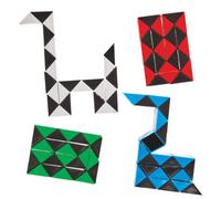 Baker Ross FN228 Snake Puzzle Game - Pack of 4, Entertaining Fidget Toys for Kids Party Bags