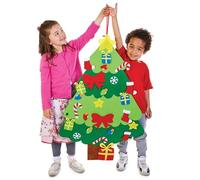 Baker Ross FN338 Giant Christmas Tree Felt Wall Hanging - Christmas Decorations for Kids, Kids Christmas Tree