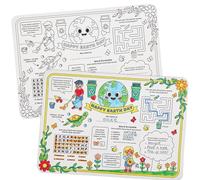 Baker Ross FN392 Earth Day Colour-in Activity Sheets - Pack of 6, Colouring for Kids, Activities for Kids