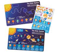 Baker Ross FN430 Solar System Sticker Sheets - Pack of 4, STEM, Science, Maths and Learning Aids for Kids and Schools