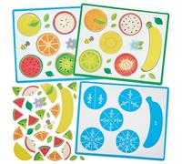 Baker Ross FN450 Fruit Segment Fraction Sets - Pack of 2, STEM, Science, Maths and Learning Aids for Kids and Schools