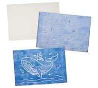 Baker Ross FN480 Easy Block Print Lino Polystyrene Sheets - Pack of 10, Lino Arts and Crafts Starter Tools for Beginners and Kids