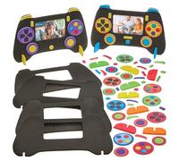 Baker Ross FN490 Game Controller Mix & Match Photo Frame Kits - Pack of 6, Arts and Crafts Kits for Kids