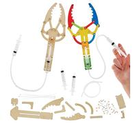 Baker Ross FN525 Wooden Hydraulic Claw Kit - 1 Kit, STEM, Science, Maths and Learning Aids for Kids and Schools