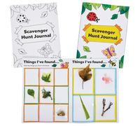 Baker Ross FN575 Scavenger Hunt Journals - Pack of 3, Outdoor Activities for Kids, Reading and Writing Gifts for Kids
