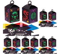 Baker Ross FX118 Chinese New Year Stained Glass Lantern Kits - Pack of 20, Chinese New Year Arts and Crafts, Crafts for Kids, Year of The Rabbit