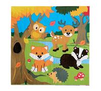 Baker Ross FX160 Woodland Animals Party Napkins - Pack of 20, Disposable Paper Napkins, Kids Party Table Decoration, Birthday Party Supplies, Party Napkins
