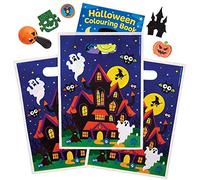 Baker Ross FX225 Halloween Party Loot Bags - Pack of 10, Kids Party Loot Bags for Party Bag Fillers, Matching Halloween Partyware, Tableware and Decorations, Party Loot Bags