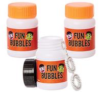 Baker Ross FX448 Halloween Blow Bubbles - Pack of 10, Bubbles for Kids, Party Bag Filler for Halloween and Birthdays, Kids Toys and Gifts