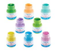 Baker Ross FX482 Pastel Fabric Paint Pots - Pack of 8, Textile Arts and Crafts Accessories