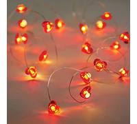 Baker Ross FX507 Heart Led String Lights - Pack of 1, Warm Fairy Lights for Valentine's Day Decorations